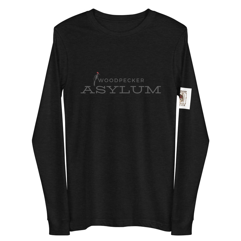 Woodpecker Asylum Logo Unisex Long Sleeve Tee