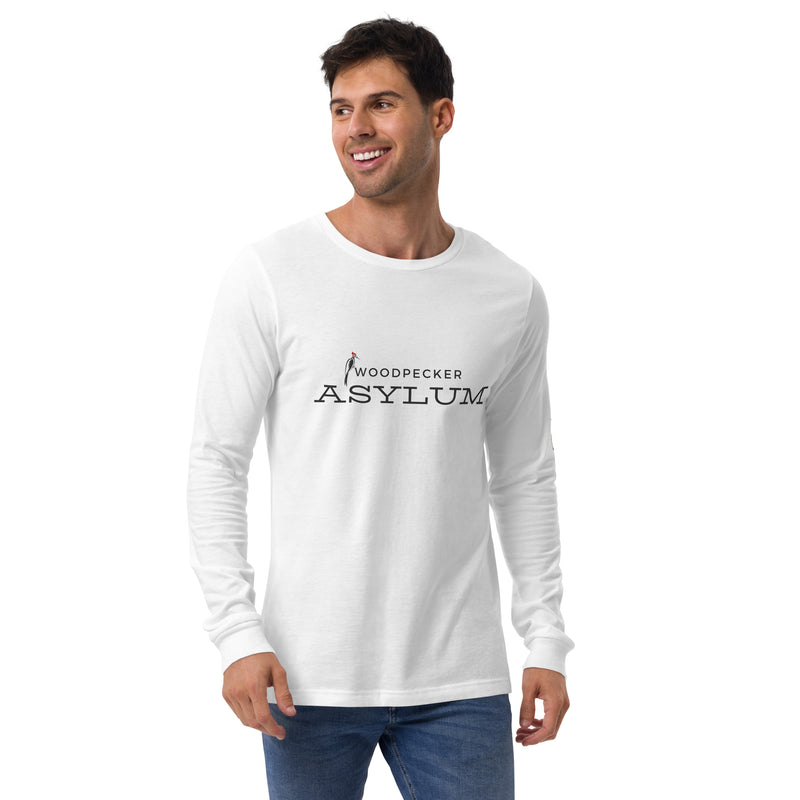 Woodpecker Asylum Logo Unisex Long Sleeve Tee