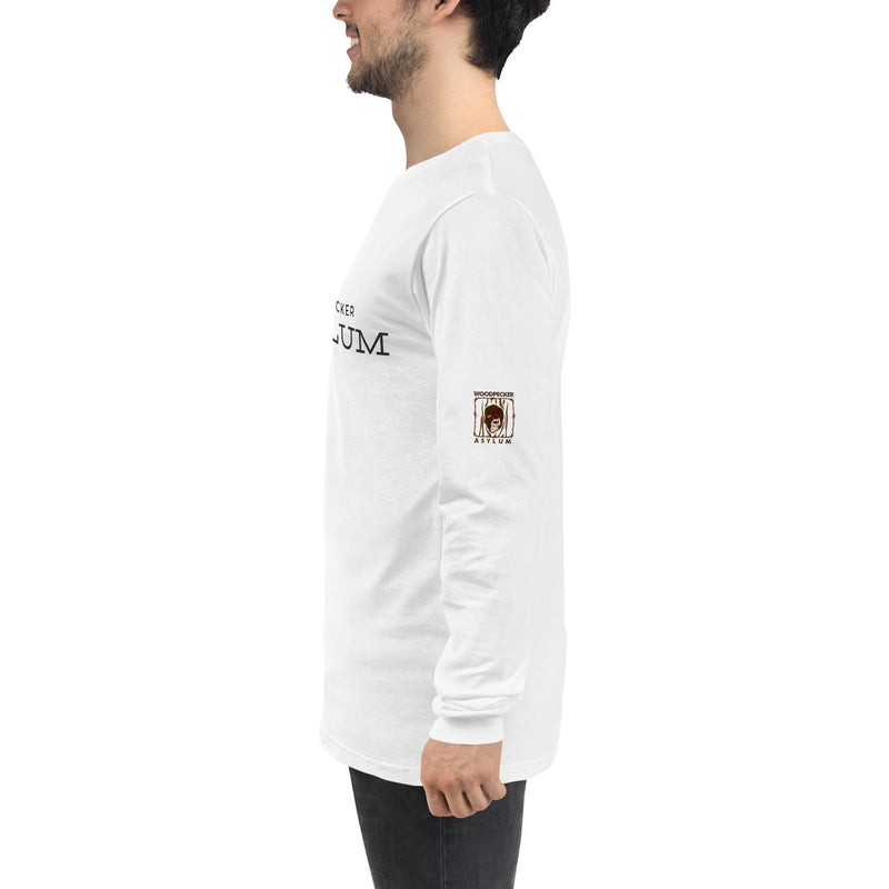 Woodpecker Asylum Logo Unisex Long Sleeve Tee